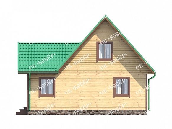 Дом из бруса 8.5х9. фото