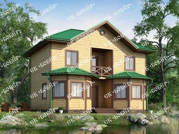 Уникальный дом из бруса 7х9