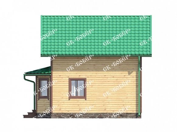 Дом из бруса 7х7. фото