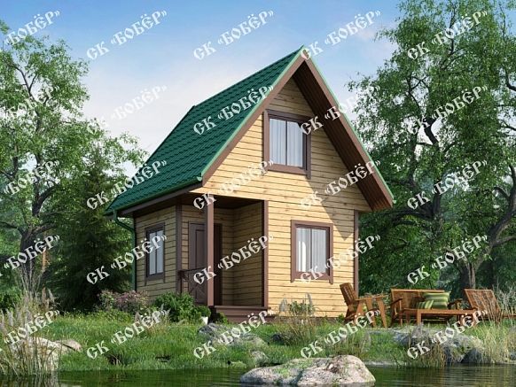 Дом из бруса 4х4